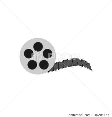 Film reel logo design with editable slogan. Branding book and business card  template. 30201185 Vector Art at Vecteezy