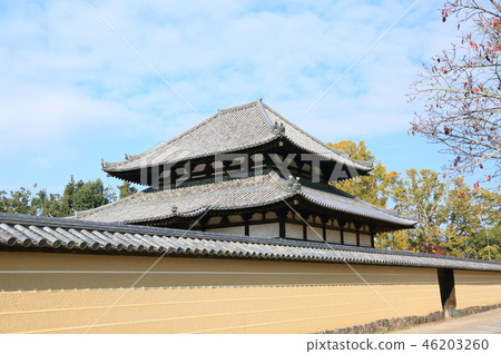 Fall of Nara Todai-ji Temple Kaidando Fall of Nara Todai-ji Temple Kaidando 46203260