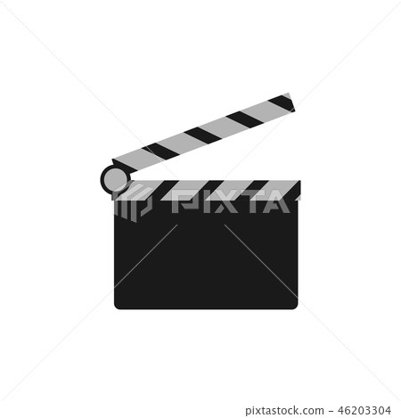 Clapperboard film logo icon design template  46203304