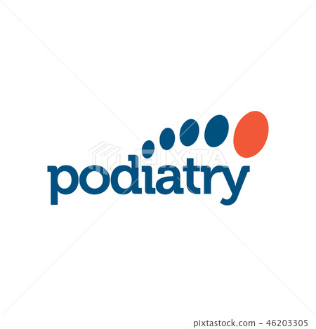 Foot palm icon template vector illustration design 46203305