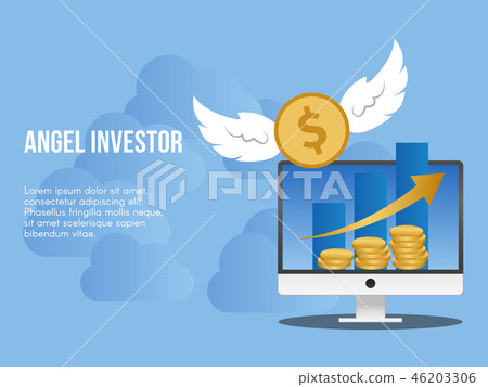 Angel investor concept illustration vector design  46203306