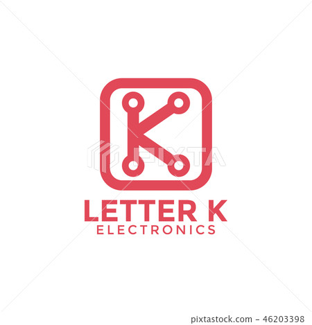 Letter k electronics logo icon design template Letter k electronics logo icon design template 46203398