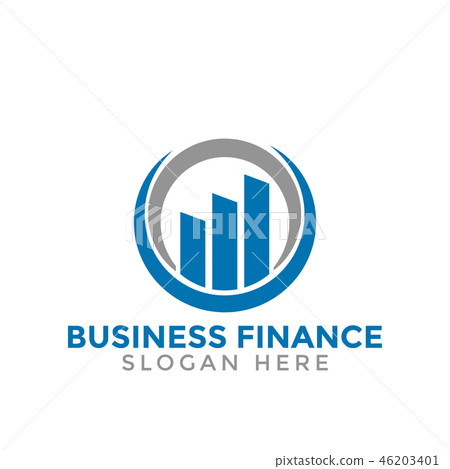 Rising bar business finance consulting logo icon Rising bar business finance consulting logo icon 46203401