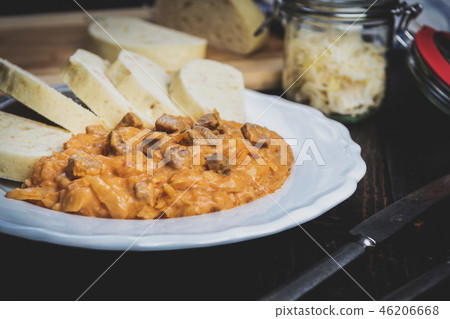 Hungarian goulash with sauerkraut Hungarian goulash with sauerkraut 46206668