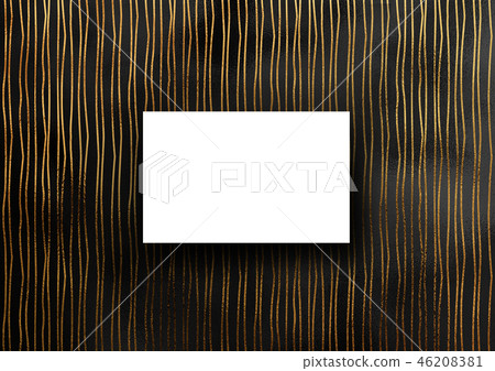 Business card mockup with gold crooked background Business card mockup with gold crooked background 46208381