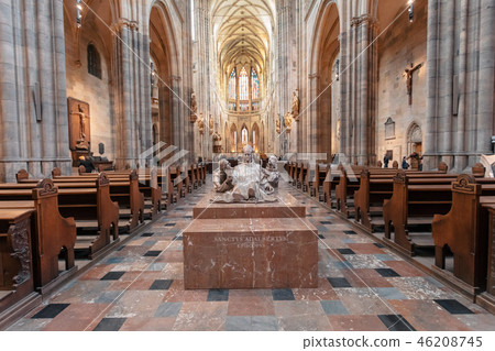 interior of Vitus Cathedral, Czech Republic 46208745