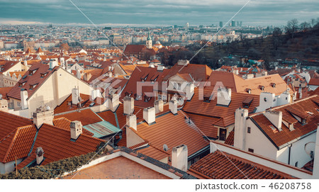 traditional Prague city photo 46208758
