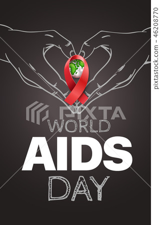 Aids awareness symbol. World Aids day concept 46208770