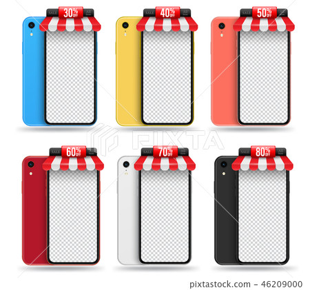 Smartphone with roof shop Smartphone with roof shop 46209000