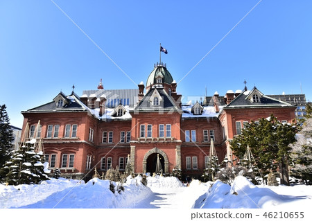 Winter Hokkaido Government former main government building Winter Hokkaido Government former main government building 46210655