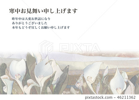 Postcard in the cold of an unaged person Postcard in the cold of an unaged person 46211362