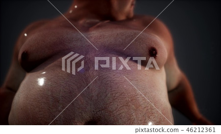 fat man posing in studio fat man posing in studio 46212361