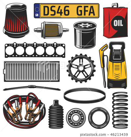 Car spare parts, engine details and motor oil Car spare parts, engine details and motor oil 46213439