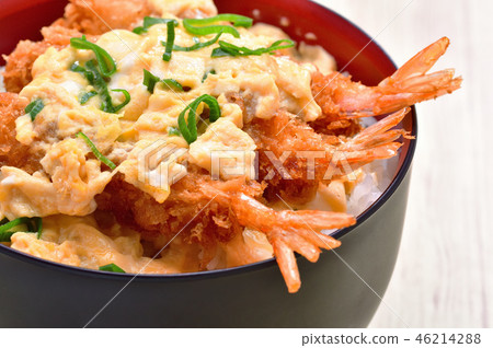 Shrimp fried salmon Shrimp fried salmon 46214288