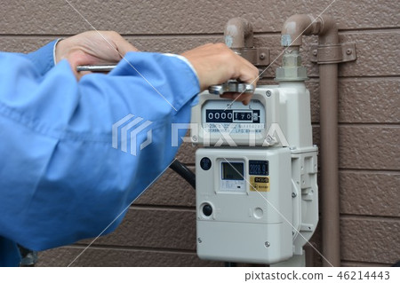 Propane gas installation work 46214443