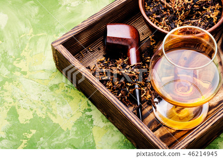 Tobacco pipe and alcohol 46214945