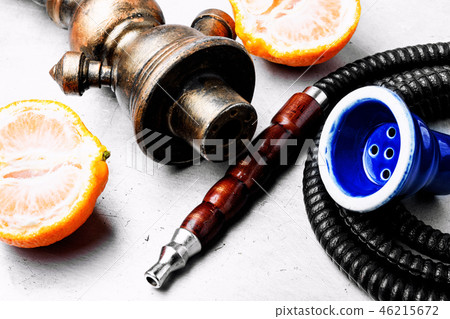 Arabian hookah with aroma tangerine 46215672