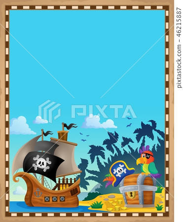Pirate topic parchment 7 46215887