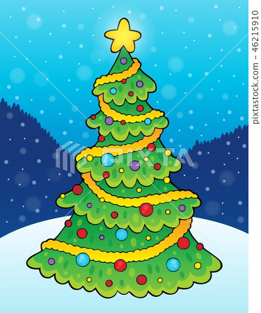 Christmas tree theme 8 46215910