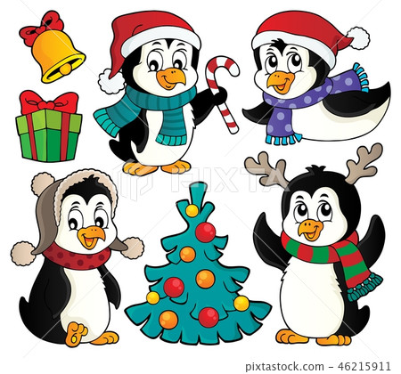 Christmas penguins thematic set 2 Christmas penguins thematic set 2 46215911
