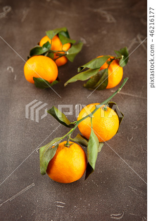 Tangerines - oranges, mandarins, citrus fruits 46216177