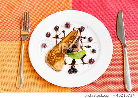Foie gras, grilled 46216734