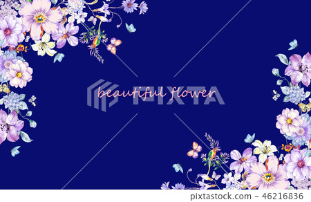 Beautiful flower, peony flower, chrysanthemum flower, wild flower, flower Japanese number 46216836