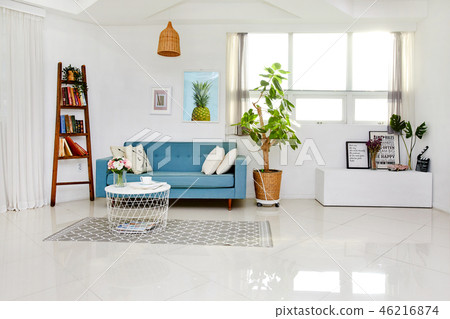 房間有寬敞的客廳,室內照片, 房間有寬敞的客廳,室內照片, 46216874