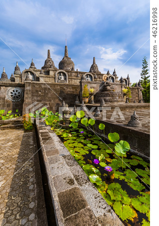 Buddhist temple of Banjar - island Bali Indonesia Buddhist temple of Banjar - island Bali Indonesia 46216998