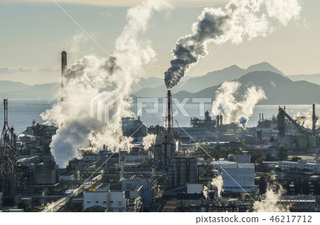 A complex that is driving with white smoke 46217712
