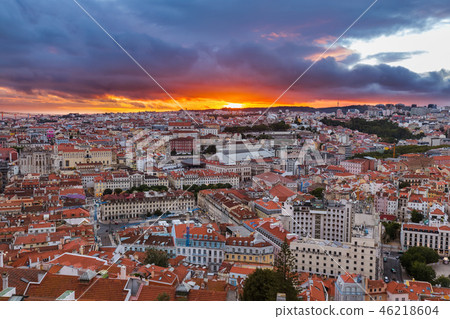 Lisbon Portugal cityscape Lisbon Portugal cityscape 46218604