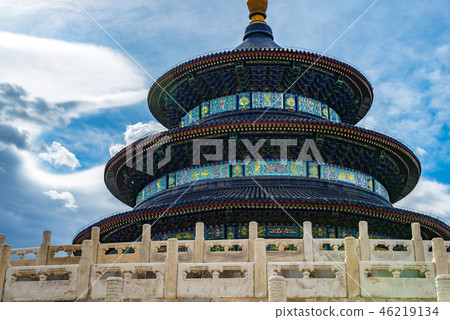 中國旅遊景點北京天壇  中国北京観光スポット Temple of Heaven in Beijing 46219134