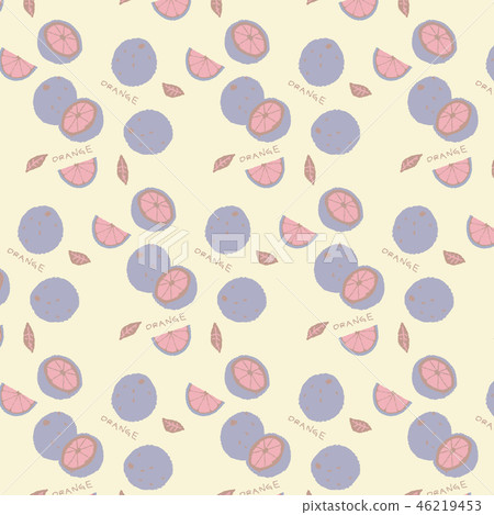 橙色的無縫模式 46219453