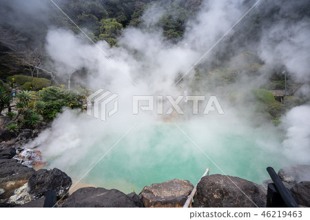 日本 溫泉 海地獄 蒸氣 周邊 觀光 景點 温泉 国指定名勝 umi jigoku see hell 日本 溫泉 海地獄 蒸氣 周邊 觀光 景點 温泉 国指定名勝 umi jigoku see hell 46219463