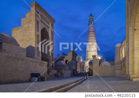 Khiva, Uzbekistan. Islam Khoja Minaret Khiva, Uzbekistan. Islam Khoja Minaret 46220115