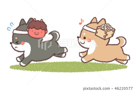 Setsubun狗（沒有李子） 46220577