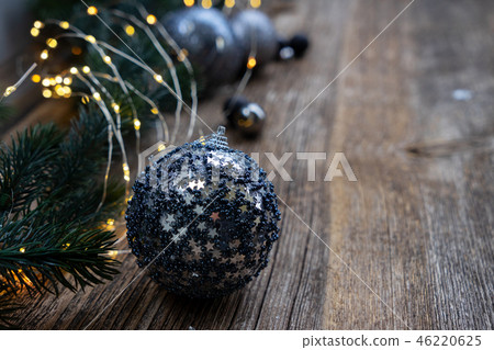 Elegant gray christmas 46220625