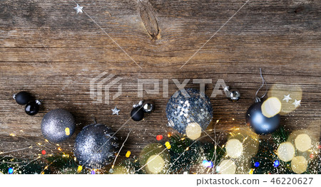 Elegant gray christmas 46220627