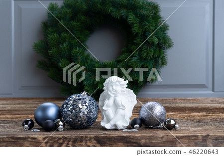 Elegant gray christmas 46220643