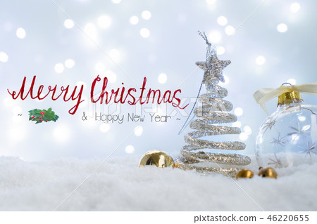 White christmas with snow 46220655