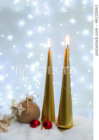 White christmas with snow 46220661