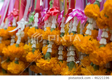 Flowers steering for Buddhist worship. Flowers steering for Buddhist worship. 46221196
