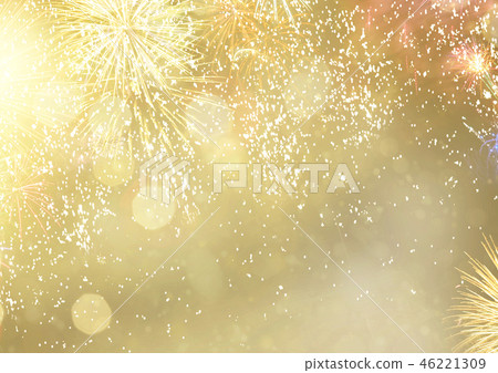 Fireworks and bokeh lights concept Fireworks and bokeh lights concept 46221309