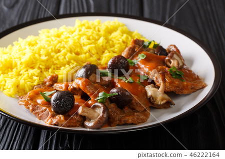 Spanish Catalan beef fricando with gravy 46222164