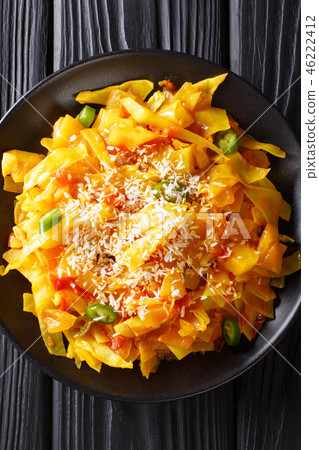 Cabbage Bhaji Spiced Goan Stir Fry with coconut 46222412