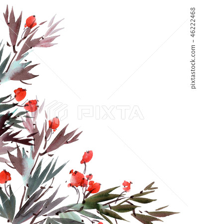 Blossom tree branch 46222468