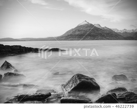 Elgol on Isle of Skye, Scotland. Cuillins mountain Elgol on Isle of Skye, Scotland. Cuillins mountain 46222739