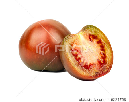 Tomato kumato with half Tomato kumato with half 46223768