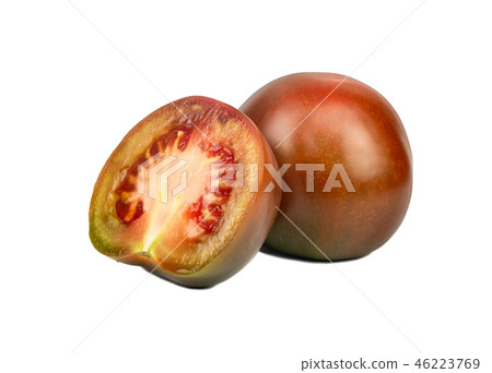 Tomato kumato with half Tomato kumato with half 46223769