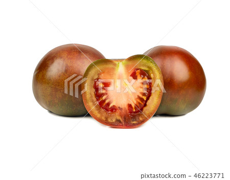 Tomato kumato with half Tomato kumato with half 46223771